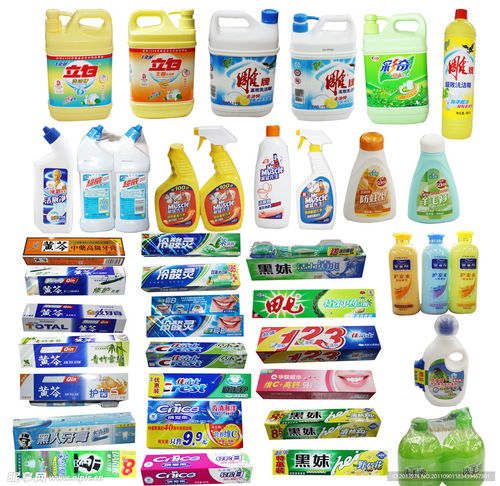 日常洗涤用品设计图 PSD分层素材的应用与价值