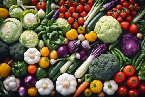 绿意盎然 有机西蓝花的视觉盛宴